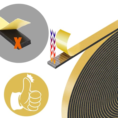 SWTYExt 5m Dichtband Spüle 7mm x 2mm Ceranfeld Dichtungsband mit Kleinem Schaber Dichtungsband für Kochfeld Dichtband Selbstklebend Moosgummi Selbstklebend 2mm für Herdplatte Induktionskochfeldes