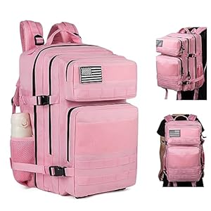 Tactical Backpack for Men and Women, 45L Large Capacity Military Backpack, Molle Backpack used for Outdoor Hiking, Fitness, Camping, Daily Work, Hunting