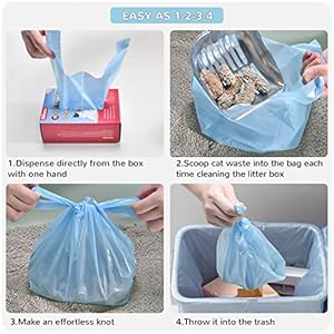   Cat-Litter-Bags-120-Count-Ultra-Thick-Scented-Leak-Proof-Disposable-15-Liters-Capacity