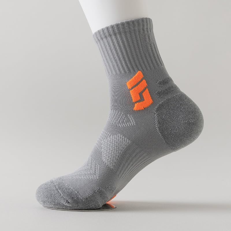 5 Pairs of Men's and Women's Ankle Socks, Breathable Athletic Low Top Thin3