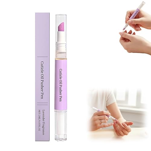 Miniatura 9 de Bolígrafo de aceite de cutícula de cerámica, bolígrafo portátil de aceite para cutículas de 0.1 fl oz, removedor de cutículas de punta suave y