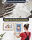 Ciscle Bilderrahmen Kinderzeichnungen, A3 Befüllba Kunstfotorahmen für Kinder, Frontöffnung Bilderrahmen für Kunstwerke, Ideal für Kinderzeichnungen, Kunstprojekte, Schule, Zuhause (Holz)