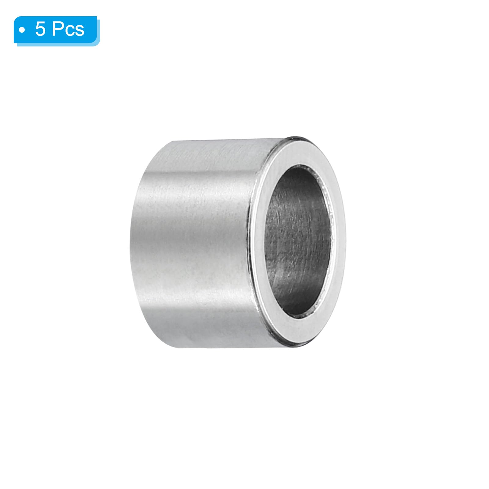 M8 Aluminum Spacers PATIKIL M8 Stainless Steel Spacers, 5Pcs Metal Spacer Stainless Steel 8.2mm ID X 12mm OD X 20mm L Stainless Steel Spacer Screw Standoff For 5/16" Or M8 Screw Aluminum