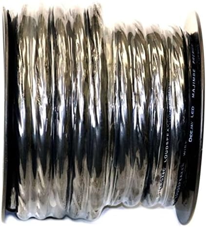 TBH128C100 Ultimate 100-foot 8-Conductor 12 Gauge Stranded Cable with Single Black Jacket Ideal for Speakers and Power Eight-Conductors Brown, Black, Red, Yellow, Tan, Blue, Green, White