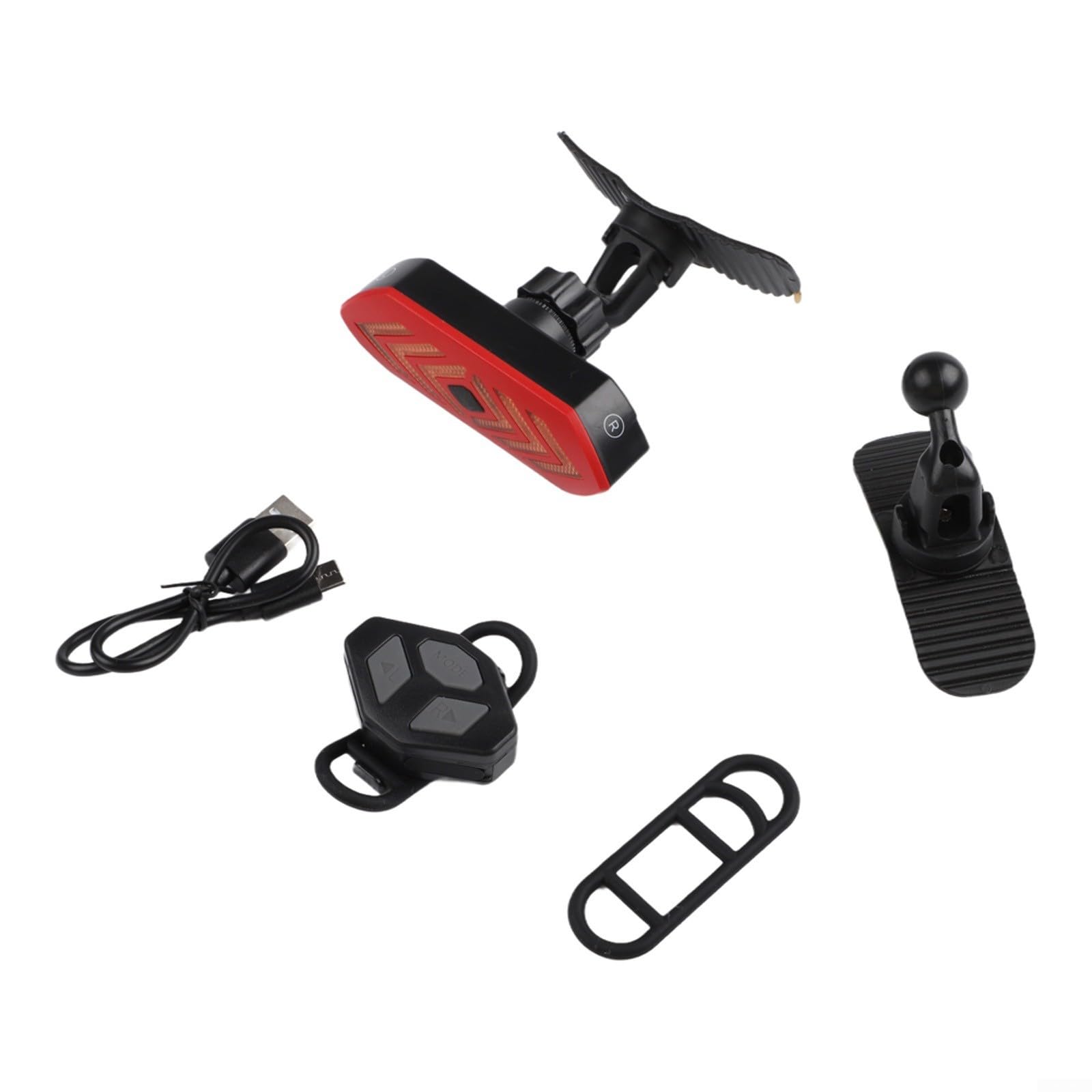 Feu arrière LED pour scooter avec télécommande rechargeable par USB