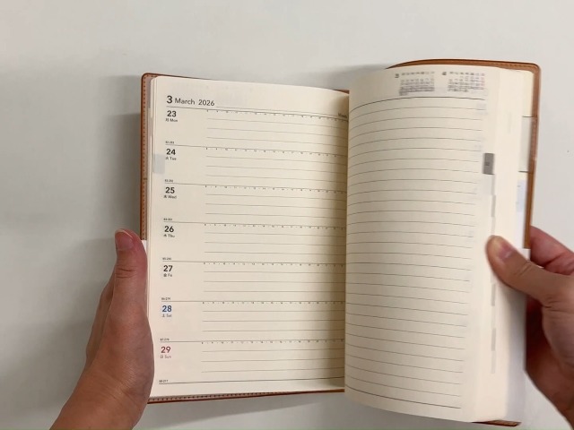 Amazon.co.jp: 能率 NOLTY 手帳 2026年 A5 ウィークリー エクリ1