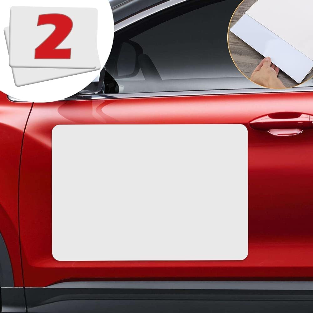 2 Pack Blank with 50 mils, Prevent Car Scratches & Dents, Rounded Corners
