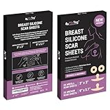 Breast reduction recovery supplies after surgery needs - Silicone scar sheets for surgical scars - Comfortable under Post op Bra