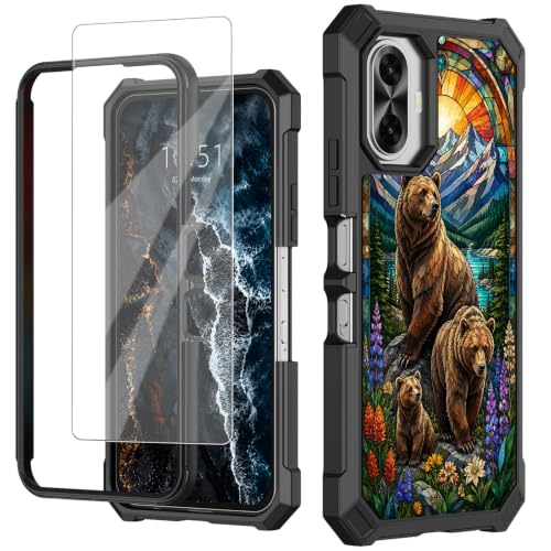 Case for TCL K70 5G/TCL K70 XE with Screen Protector, Wireless Charging