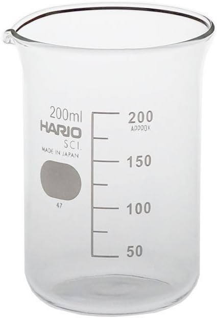 HARIO B-200-H32 Beaker, 6.8 fl oz (200 ml), Made in Japan