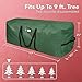 Holiday Cheer Christmas Storage Bag Heavy Duty Fits Up to 9ft Tall Artificial Tree, Waterproof with Durable Handles & Zipper Xmas Tree Storage Bag (Green)