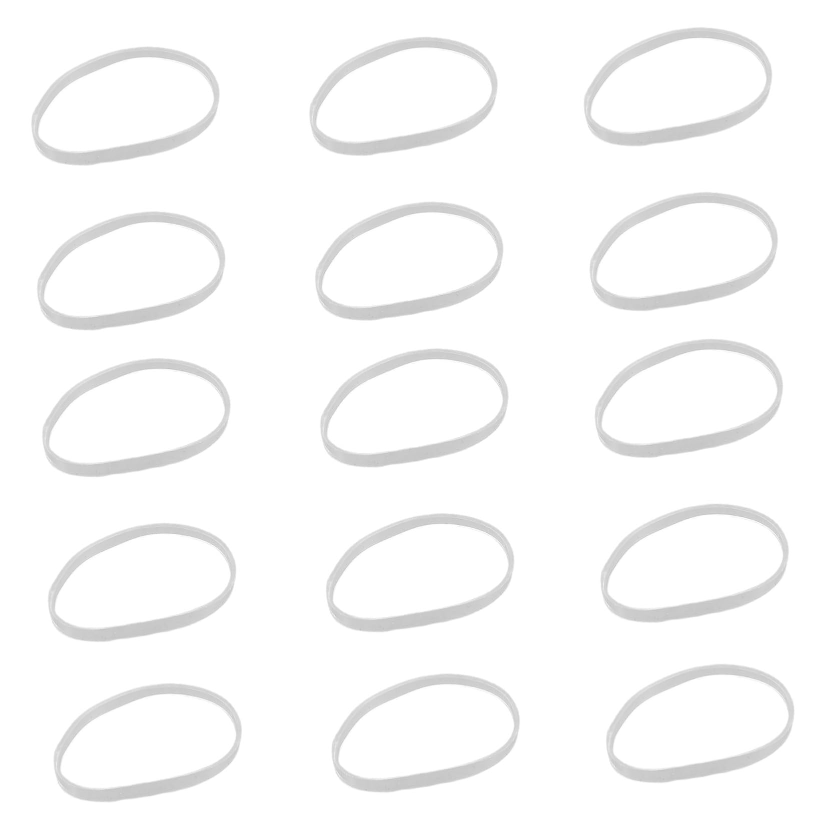 5000 piezas Gomas Elásticas Transparentes para Pelo Bandas de Caucho Gruesas y Flexibles Descartables para Peinados Rápidos y Deportivos Resistentes y Ligeras para Mujeres