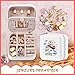 BJDAMAI Otter Jewelry Box, Gifts For Teens Girls Age 8-12, Otter Lovers Stuff Items Accessories Things Merchandise Decor Merch, Travel Ring Earrings Necklace Organizer Holder!