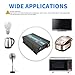 WZRELB Strong Driving Capacity 2500W 24VDC to 120VAC Pure Sine Wave Inverter Power Converter (RBP250024B1), Black