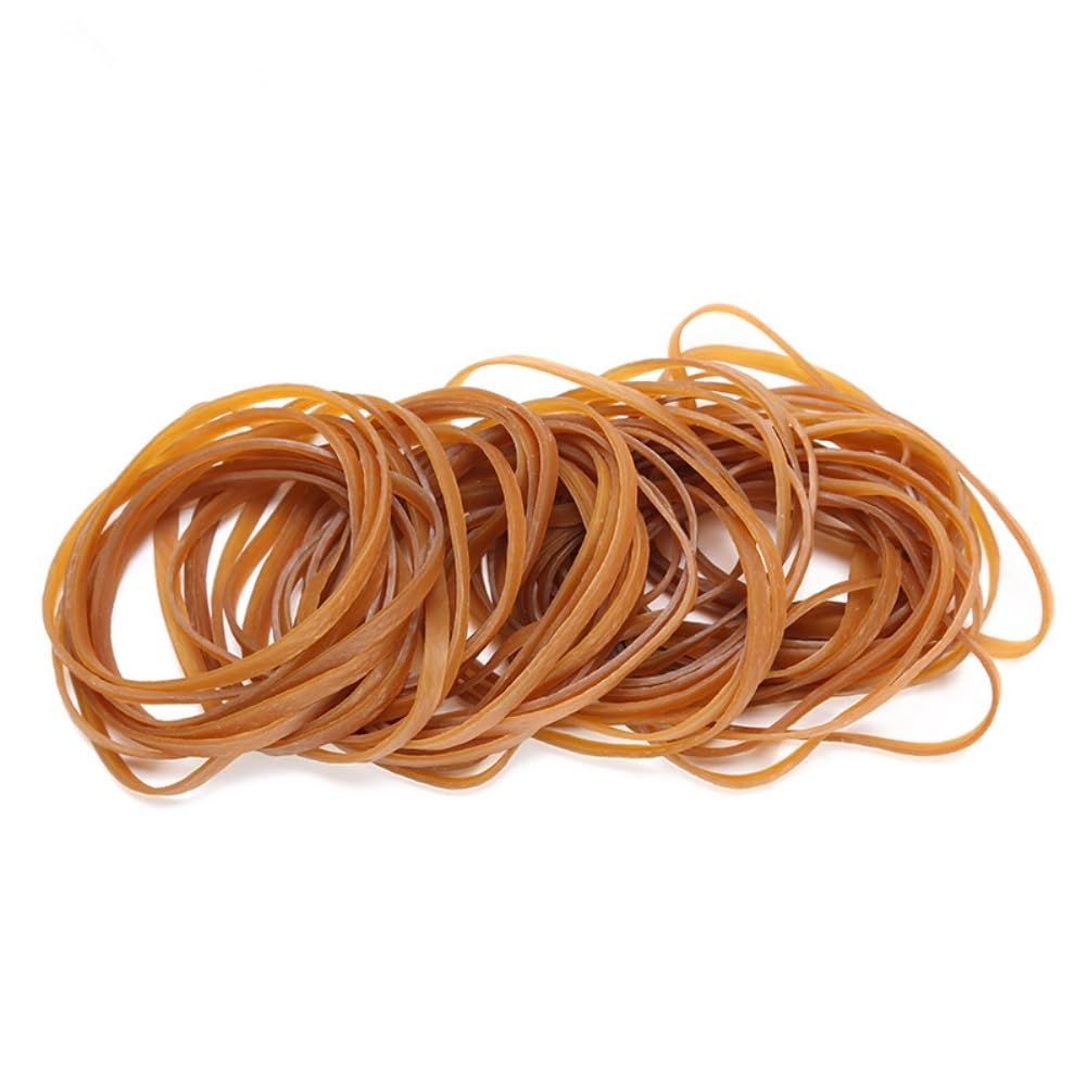 Bande Elastiche Grandi, 100 Pezzi Elastici in Gomma, Elastici in Gomma Gialli 70 x 5 mm Elastici in Gomma, Braccialetti Elastici Accessori for la Cucina di casa