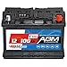 BIG AGM Batterie 100Ah C100 12V Solarbatterie Versorgungsbatterie...