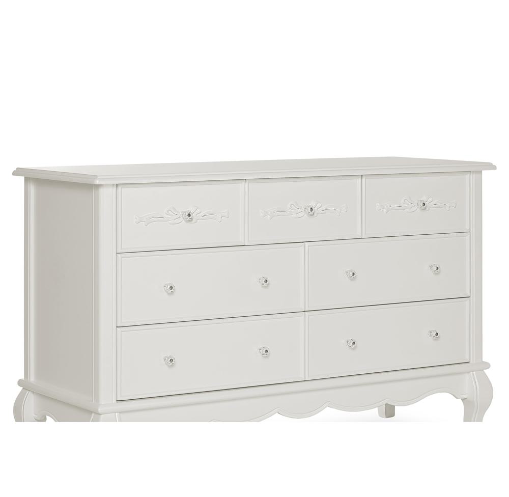 slim fit dress slacks Evolur Aurora 7 Drawer Double Dresser, Akoya Grey Pearl/Silver Mist & –  BAJE HOME main image 0