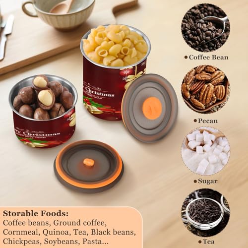 Envase hermético para café de acero inoxidable 17oz miniatura 5