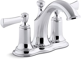 KOHLER R72780-4D1-CP Faucet with Pop Up, Chr Lavatory