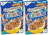 Cinnagraham Toast Crunch Breakfast Cereal, Whole Grain, 12 oz (Pack of 2)