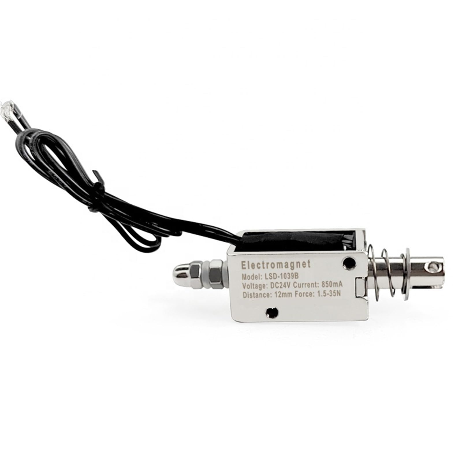 Elettromagnete push-pull LSD-1039B, forza di spinta, telaio aperto, magnete elettrico lineare, ventosa di sollevamento, 1 pezzo(12V)