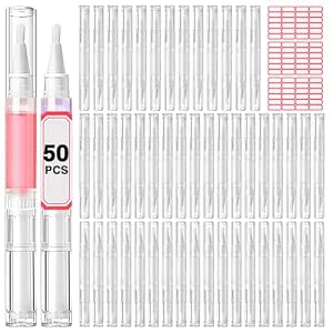 3ml 50Pcs Nail Oil Pen, Empty Cuticle Oil Pen for Nail Growth