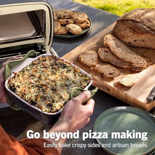 Ninja Artisan Pizza Oven, 12-in Pizza in 3-Min, 700F, 5-in-1, Gray, MO201 | Ninja Artisan Electric Pizza Oven bakes 5 pizza styles and air fries, all in one outdoor appliance. - image 7
