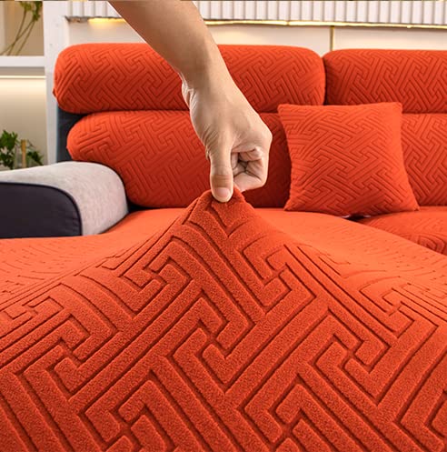 Sofa Hoes Hoek 3/2/1/4 Zits Stretch Sofa Cover L Vorm Bank Kussen Coversfor alle seizoenen Meubelbeschermer voor Woonkamer L-1Seater rood Sofa Hoes Hoek 3/2/1/4 Zits Stretch Sofa Cover L Vorm Bank Kussen Coversfor alle seizoenen Meubelbeschermer voor Woonkamer L-1Seater rood