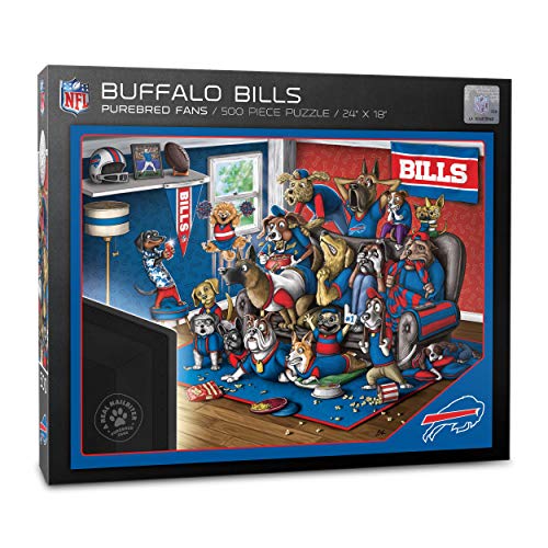 Image of YouTheFan NFL Purebred Fans 500pc Puzzle - A Real Nailbiter