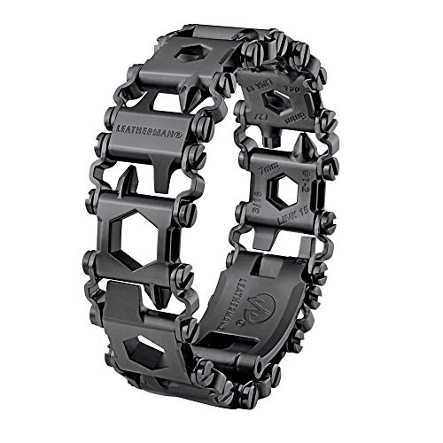 LEATHERMAN, Tread LT Bracelet, The Smaller Travel Friendly Wearable Multitool, Built in the USA, Black