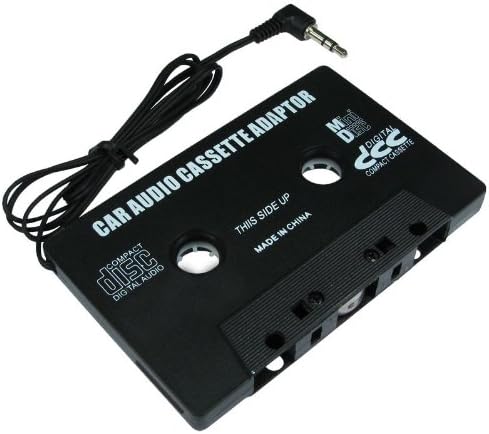 CDL Micro Car Radio-Tape Cassette Player Adapter Convertor White for MP3 Smart Phone Black