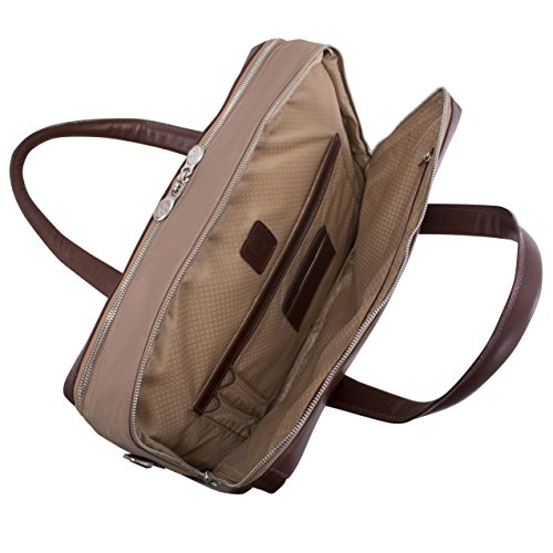 McKLEIN 17" Nylon Dual Compartment Laptop Briefcase- HARPSWELL3