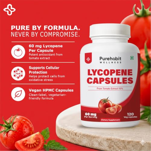 Image of Lycopene 60mg from Tomato Extract, 120 Veg Caps
