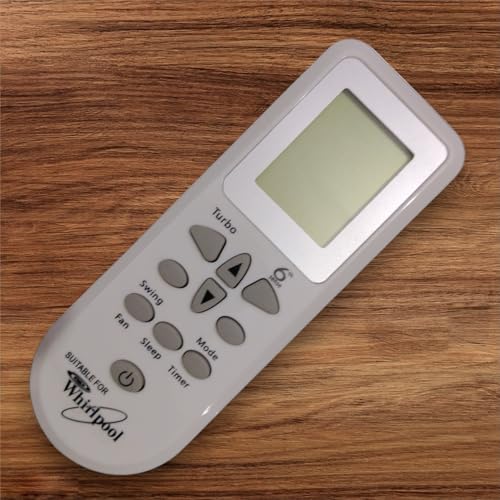 Image of Sanavya AC Remote Control - Compatible Replacement for Split & Window Air Conditioners - Replicates Genuine Remote Functions (Whirlpool 6th Sense 84 no)