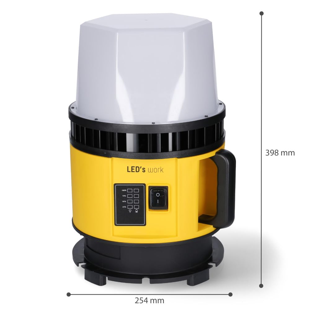 LED 18V Arbeitsleuchte für Elektrowerkzeuge 8400lm 5000K neutralweiß IP55