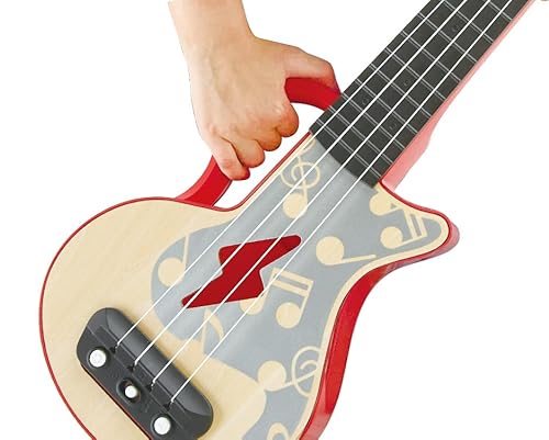Hape - Ukulele Rosso Impara Con Le Luci | Strumento Giocattolo Con Luci Guida Per Imparare A Suonare Dai 3 Anni In Su - 6