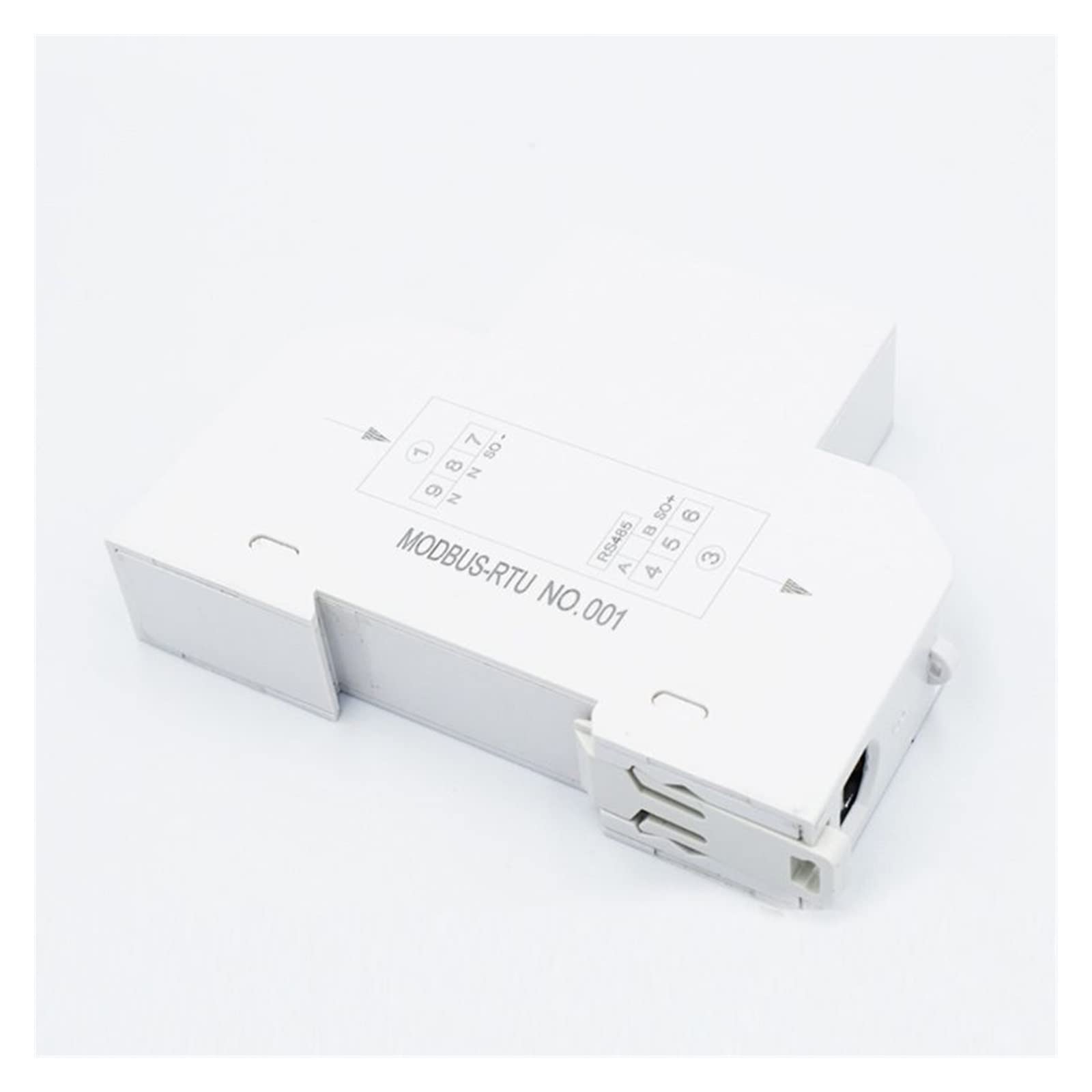 Medidor De Consumo Electrico, 5(100A) Riel DIN monofásico RS485 Modbus-RTU Consumo de energía KWh Watt Meter Medidor de energía, Fácil de Instalar