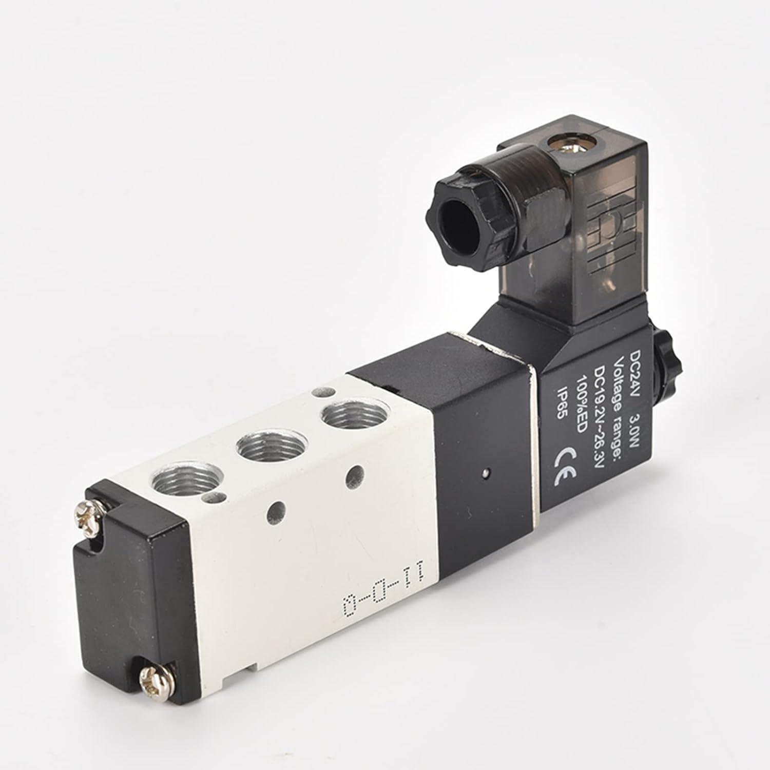 Solenoid Valve 1/8"PT Pneumatic AirTAC 4V110-06 Air 12V/24V/110V/220V Single Coil Pilot-Operated Electric 2 Position 5 Way Connection Type (4V110 PT1/8, DC24V)