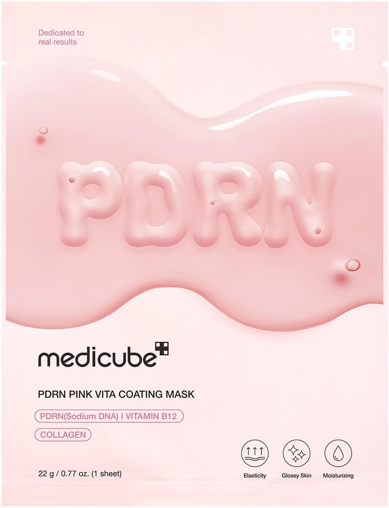 メディキューブ PDRN ピンクビタコーティングマスク ピンクパック