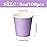 Huaiid 3 Oz 100 Packs Disposable Mouthwash Cups, Bathroom Paper Cups Espresso Cups, Purple Cup for Snack, Bathroom Espresso Perfect for Home Condos Rvs Campers