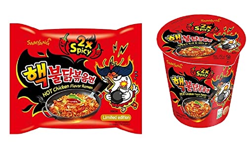 Samyang 2X Spicy Noodles 140Gm PK1 &2XSpicy Cup Noodles 70Gm PK1 (Pack Of 2) 210Gm ( Combo Pack ) Imported (B09N95KCPK) Amazon Price History, Amazon Price Tracker