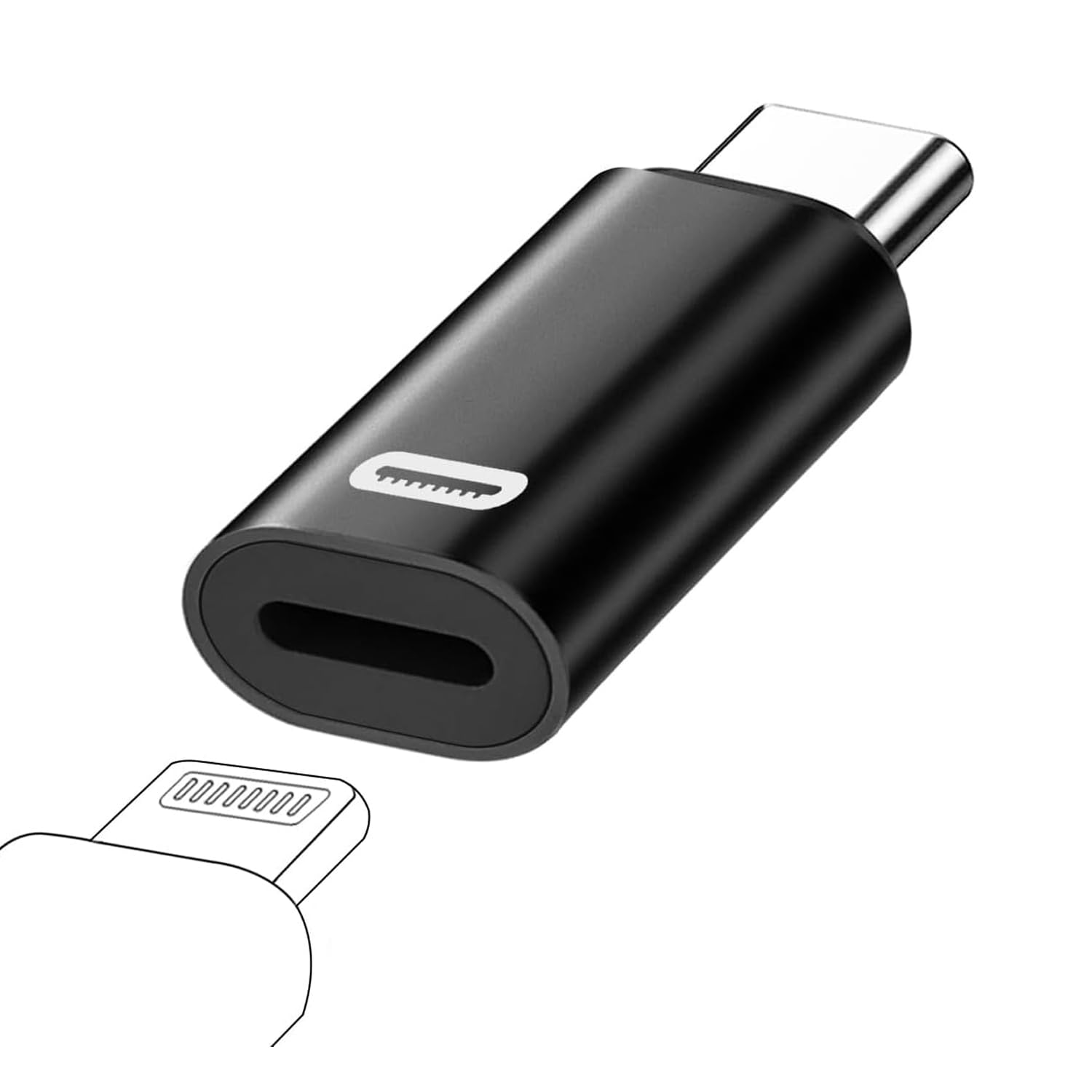 CASOSHIELD Lightning Female to USB C Male Adapter, USB-C Male to Lightning Female Adapter for iPhone 15/15 Pro/15 Pro Max/15 Plus, iPad Pro/Air, Support Fast Charging/Data Transfer (Black) (B0D2NHD783) Amazon Price History, Amazon Price Tracker