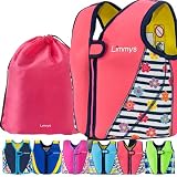 Gilet de Natation Limmys pour Enfants – Aide à la Flottaison Réglable à 8 Panneaux, Certifié CE, Design Primé, Confort en Néoprène Doux, Construction Robuste, Sac de Transport Inclus