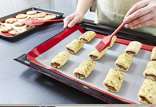 42 X 30CM 1 Size Cooking Silicone Mat Non-Stick Silicone Baking Pad For Cake Cookie Macaron Oil Proof Baking Liner Pastry Mat Bakeware Silicone Baking Mat