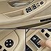 FEXON Beige Window Switch Armrest Panel, Inner Door Pull Handle Trim Cover Kits Replacement for 2010-2016 BMW 5 Series 520 523 525 528 530