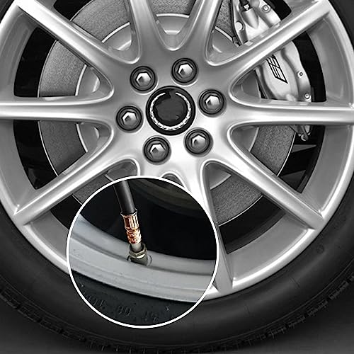 Image of 2pcs Flexible Tire Valve Stem Extenders, 8.25 Inch Valve Stem Extenders Compatible with Harleys, RV, Bicycles, Stroller, Motorcycles and Portable Air Compressor