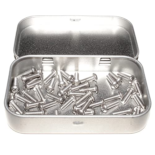 M3 x 10 mm Box of 50pcs (TBHC), Grey, M3 x 10mm - Image 2