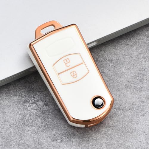 Coque de clé Mazda en TPU protection pour télécommande pliante Mazda 3 et CX5