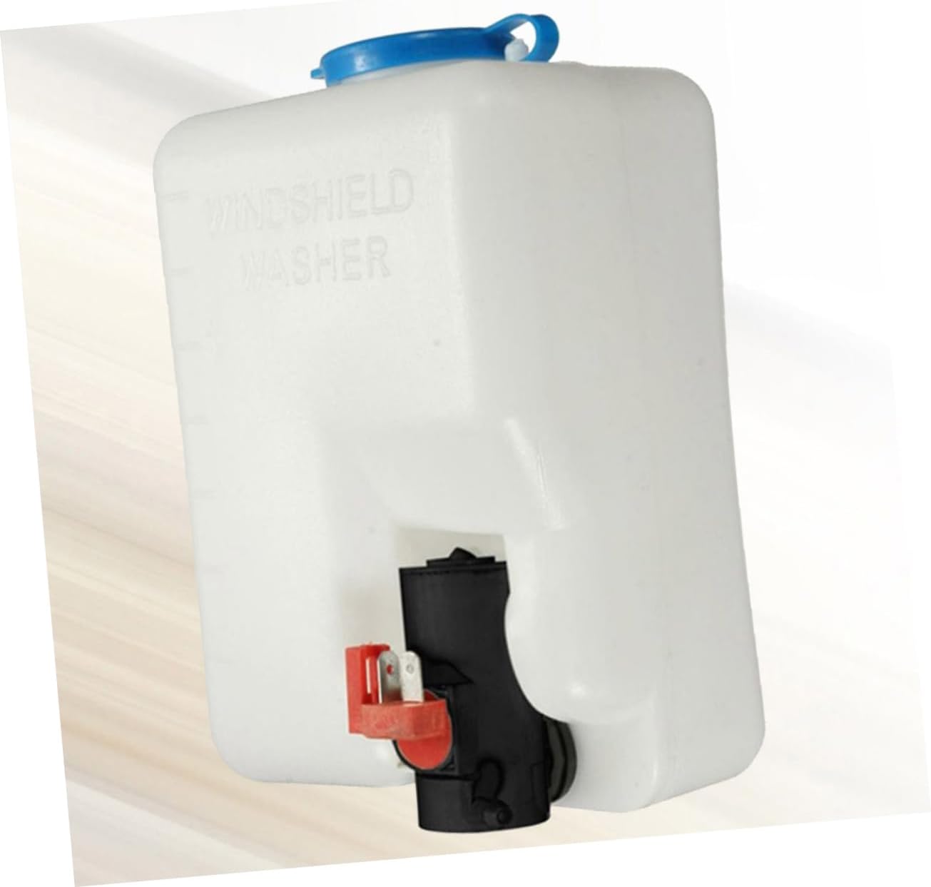 Garneck 12V 1.5L Universal Car Windshield Washer Fluid Reservoir Kit Pump Essential Wiper Cleaning System for Vehicles