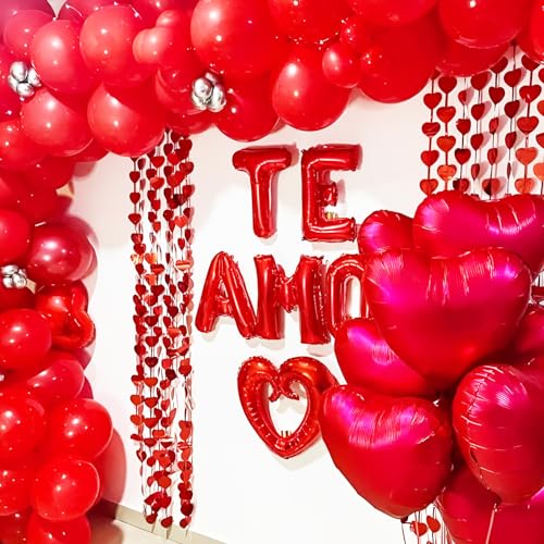 Red Balloons, 66pack 12inch Red Latex Party Balloons for Valentine's Day, Graduation, Wedding, Birthday, New Year, Baby Shower, Christmas, Anniversary Party Decorations - Image 5